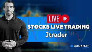 🔴 Live Order Flow Trading Large and Small Cap Stocks | JTrader