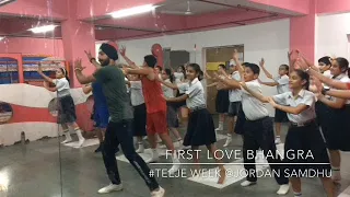 Teeje week || Jordan Sandhu || Bhangra class || First Love Bhangra || Bhangra cover (2018)