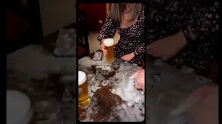 A mistake in a beer bar #shorts #shortvideo #beer #alcohol #fail #funny #funnyvideo #party #girl