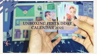 UNBOXING BTS FESTA D-DAY CALENDAR 2021