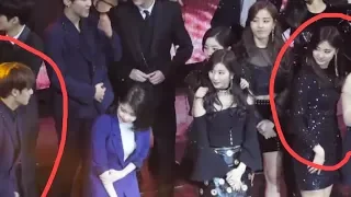 Seventeen Mingyu and Twice Tzuyu moments - Gaon Chart 2018