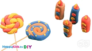 Play Doh Food | Playdoh Making | Kid's Crafts and Activities | Happykids DIY