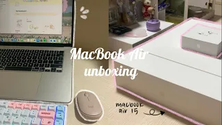 macbook air, 15 inch (starlight) | unboxing 💻