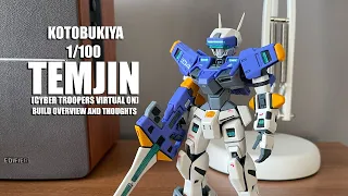 GET READY (To Glue Stuff) - Kotobukiya 1/100 Temjin (Virtual On) - Build Overview and Thoughts