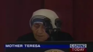 Mother Teresa, National Prayer Breakfast