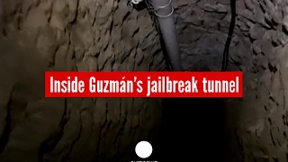 Insider footage: Mexican drug barron's mile-long tunnel used for jailbreak