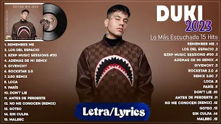 Duki Tendencia 2024 - Duki Lo Más Enganchado 2024 - Duki Exitos Mix 2024 (Letra/Lyrics)