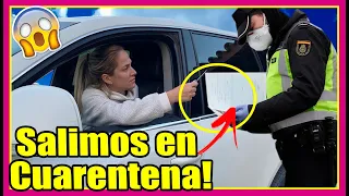 ¿¿ NOS MULTAN ?? SALIMOS a La CALLE EN CUARENTENA ** Nos PARA LA POLICÍA ** PAULA BLANCO OFICIAL