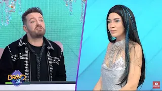 Bravo, ai stil! - MILENA, IN FATA JURATILOR CU ROCHIA RUPTA SI LIPITA CU SCOTCH!