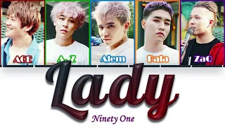 Ninety One - 'Lady' COLOR CODED KAZK|ROM|INDO Subtitle |By: #Ren_918