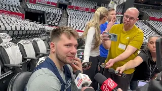 Dallas Mavericks' Luka Doncic Shootaround Game 5 vs. Clippers: Details Knee Sprain Injury