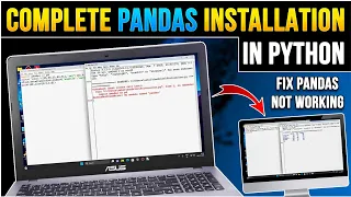 How to Install Pandas in Python on Windows 11/10/8/7 (Latest Version 2024)⚡Fix Pandas Not Working