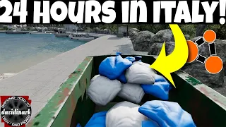 BeamNG Drive - 24 Hours in ITALY! Spending an in-game day on the Italian coast!