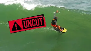 1 Minute + Waves, Backcountry Foil Surfing