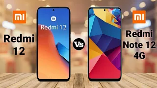 Redmi 12 Vs Redmi Note 12 4G | Full Comparison | SB Tech