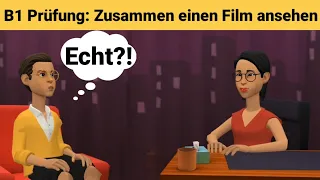 Mündliche Prüfung deutsch B1 | Gemeinsam etwas planen/Dialog |sprechen Teil 3: Einen Film ansehen