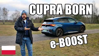 Cupra Born 58 kWh e-Boost - Tożsamość Volkswagena (PL) - test i jazda próbna