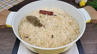 طبخ رز المطاعم الأبيض النثري المفلفل وسر نكهته المميزة والفريده | Restaurant spiced white rice