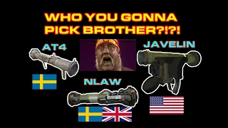 AT4 vs NLAW vs Javelin ANTI ARMOR Showdown