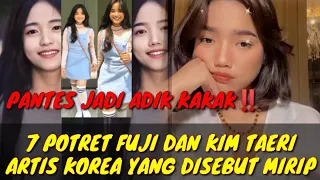 7 P0TRET FUJI DAN KIM TAE RI ARTIS KOREA BAK ADIK KAKAK || THORIQ HALILINTAR GALA SKY FADLY THOFU