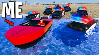 Trolling Cops with 1000HP Boat Car on GTA 5 RP