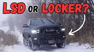 Ram 2500 Power Wagon and Ford F250 | Locking Differential vs Limited Slip Differential Explained