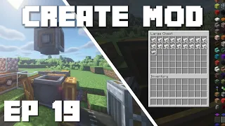 Minecraft Create Mod Tutorial - Infinite Iron Farm! Ep 19