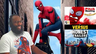 Honest Trailers Vs. Pitch Meeting - Spider-Man: Homecoming (Reaction)