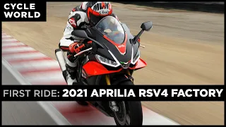 2021 Aprilia RSV4 Factory and RSV4 First Ride