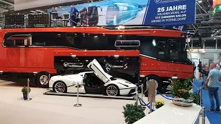 Luxury motorhomes at Caravan Salon Dusseldorf, including the most expensive RV in the world!