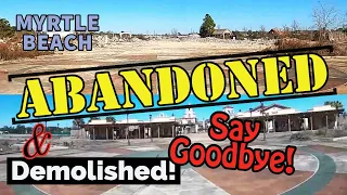 ABANDONED AMUSEMENT / THEME PARK, MYRTLE BEACH. Update! Freestyle Music Park | Hard Rock DEMOLITION!