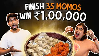 Can we eat 35 MOMOS to win ₹1,00,000? | Ok Tested