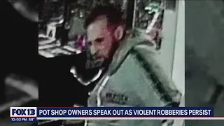 Pot shop employee gets pistol whipped by robbery suspect, owners speak out over rising violence