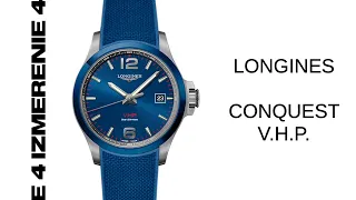 Обзор 4 Измерение LONGINES CONQUEST V.H.P. L3.729.4.96.9