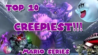 Top 10 CREEPIEST Mario Levels/ Moments!!!