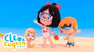 CLEO & CUQUIN - UN DÍA EN LA PLAYA (T1 - Ep3) Familia Telerin I Caricaturas - ESPAÑOL LATINO