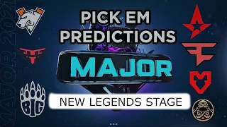 PGL Major Stockholm 2021 Pick'Em New Legends Stage 🏆I Diamond coin💎 guaranteed !!