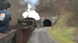 WMSR Brush Tunnel Open Car run-through