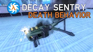 Decay Sentry Gun Death Behavior | Half-Life Resurgence