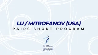 Lu/Mitrofanov (USA) | Pairs SP | ISU FC FS Championships 2022 | Tallinn | #FigureSkating