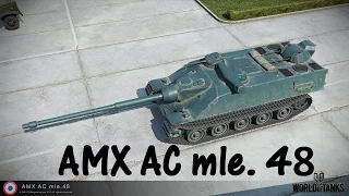 World of Tanks Replay - AMX AC mle. 48, 10 kills, 5,4k dmg, (M) Ace Tanker