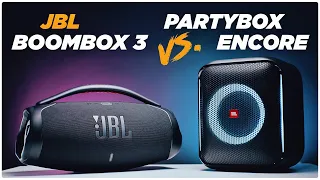 JBL Boombox 3 vs. Partybox Encore | Bass Test