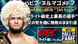 【MMA戦績 29勝0敗】『ハビブ ヌルマゴメドフ』（Khabib Nurmagomedov）選手紹介〜UFCファイター図鑑シリーズNo.004〜【UFCライト級王者】