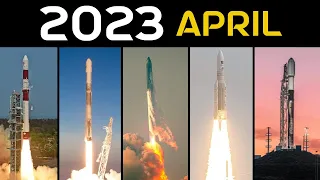 Rocket Launch Compilation 2023 - April