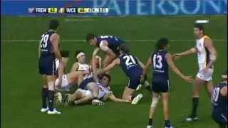 Round 18, 2011 - West Coast vs Fremantle (4thQ) (Hayden Ballantyne after the siren)