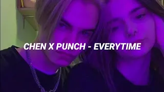 CHEN X Punch - 'Everytime' l 태양의 후예 OST Part.2 Easy Lyrics