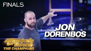 Jon Dorenbos: Magician Delivers Jaw-Dropping Performance - America's Got Talent: The Champions