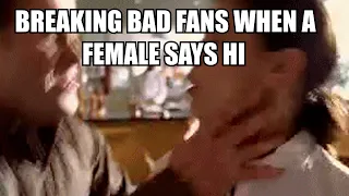 Breaking Bad fans when a female says hi