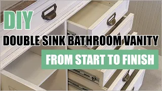 DIY Double Sink Vanity (Ep.13) Building a house by myself