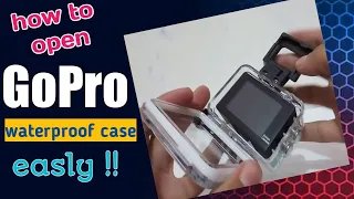 How to open the Waterproof cover of Go Pro Sport Camera 1080P